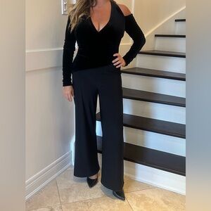 Ralph Lauren Wide-Leg Jumpsuit, Velvet Top